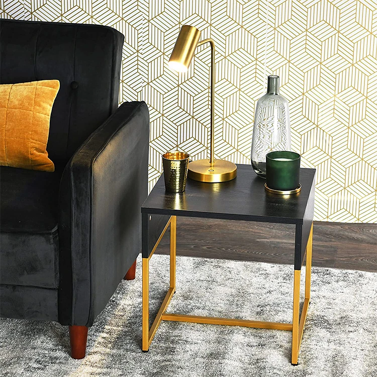Z DU'S Modern Solid Wood Corner Table, Compact And Delicate, Perfect For Living Room Corners Or Bedroom Use.Z
