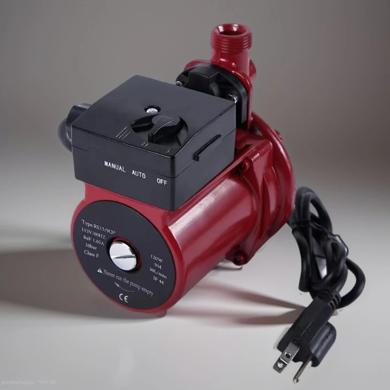 RS15-9 Automatic Recirculation Pump 220v Mini Circulation Canned Smart Silent Booster Pumps For Water Heater Circulation