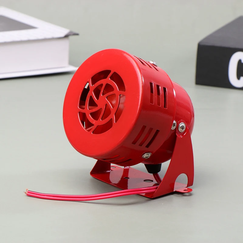 1PCS 12V 110 DB Horn Speaker Alarm Sound Mini Electric Motor Driven Factory Vehicle Mini Fire Prevention Air Raid Siren Horn