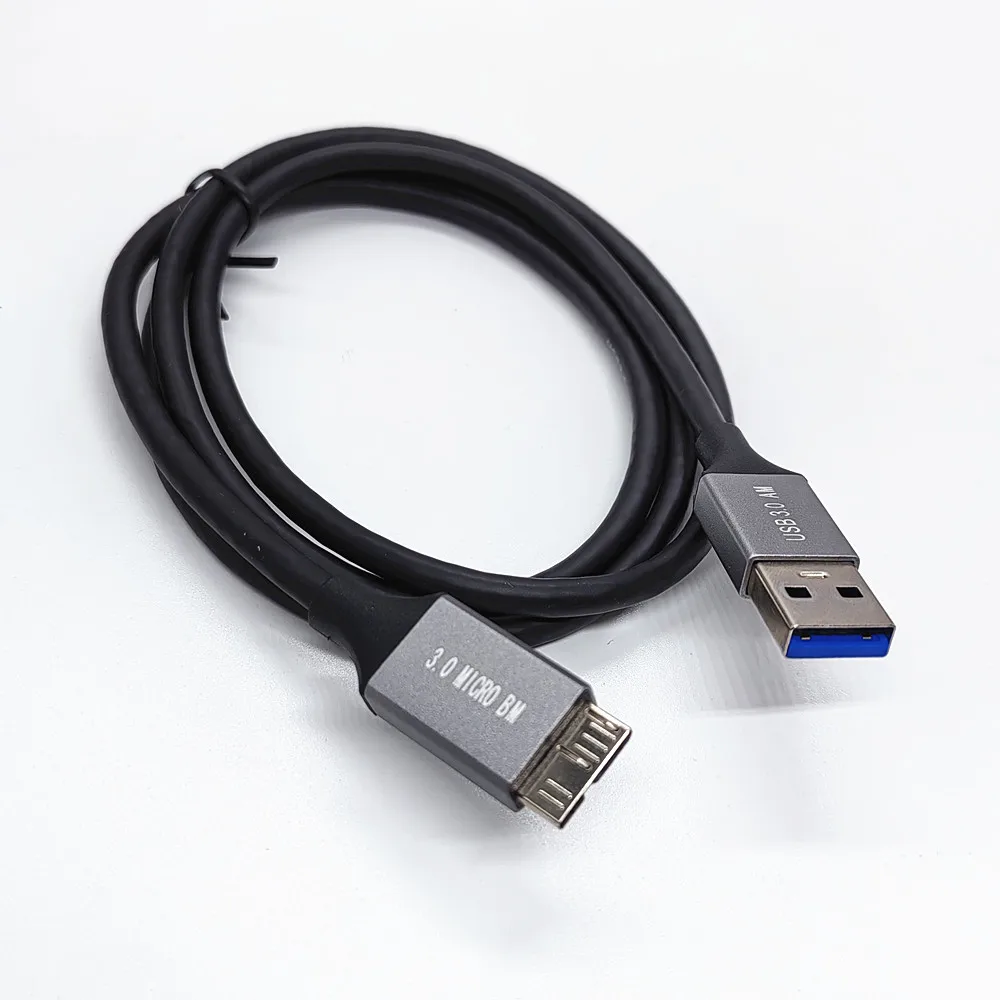 USB 3.0 Type A to Micro B Cable 5Gbps 2A Fast Data Sync Cord USB3.0 to Micro B Adapter External Hard Drive Disk Cable 0.5M 1M 2M