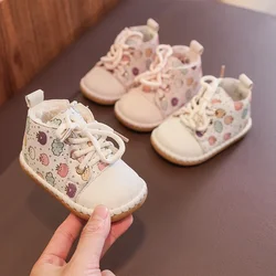 Winter Baby Girls Snow Boots Warm Plush Children Outdoor Shoes Soft Sole Non-slip Infant Toddler Shoes Cartoon Bear Kids Shoes