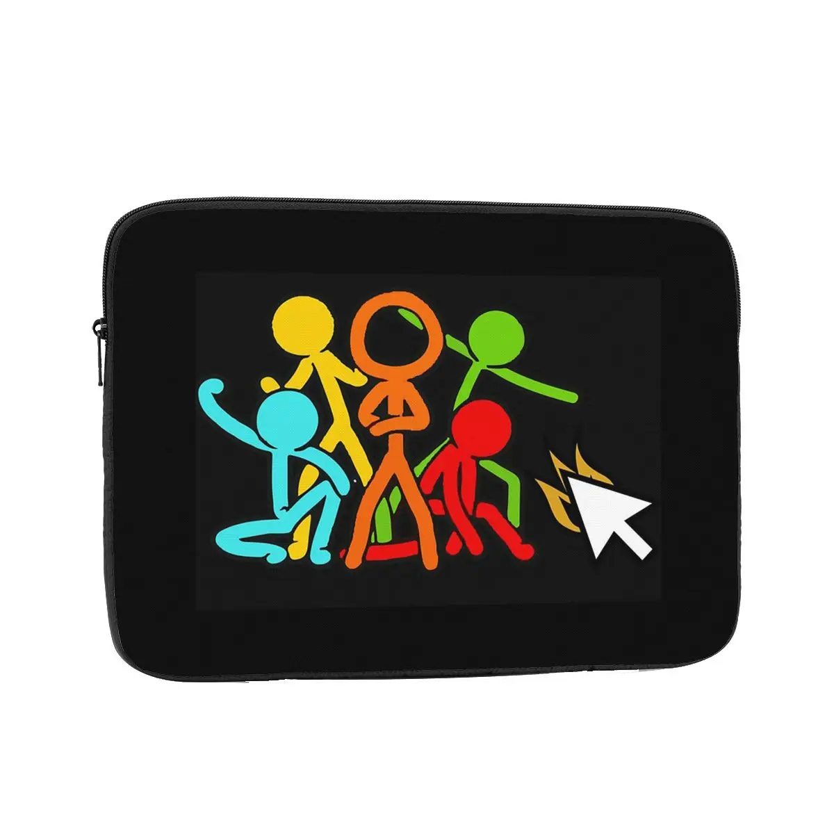 Five Stick Figures Alan BeckerGaming Notebook Laptop Bag10 12 13 15 17 Inch Notebook Sleeve Cover Bag Tablet Shockproof Case Bag