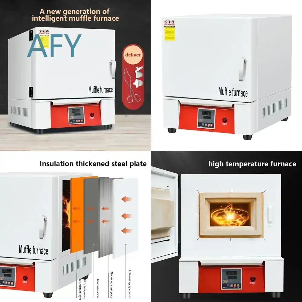 Electric Muffle Furnace for Laboratory Industrial Use 2.5KW 1200°C Resistance Heating Treatment Furnace for Resistors