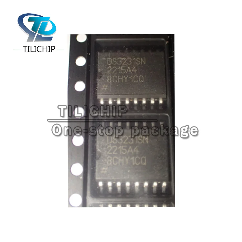 2pcs DS3231SN#T&R SOIC-16 real-time clock with TCXO I2C 2-wire serial port brand new original