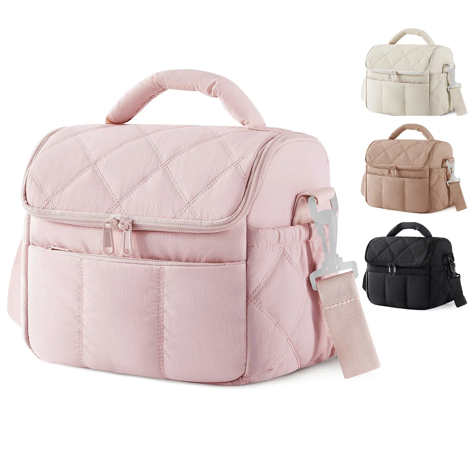 Lunch Bag Insulated Lunch Bag Handheld Office Worker High-Value Bento Bag Waterproof Lightweight Fresh Food Storage Handbag