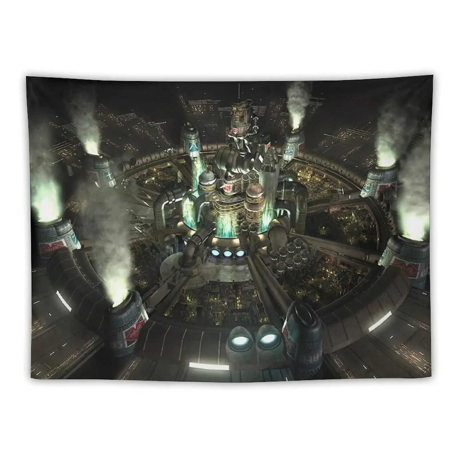 

Midgar [Original] Tapestry Home Decor Aesthetic Bedroom Decor Christmas Decoration Tapestry