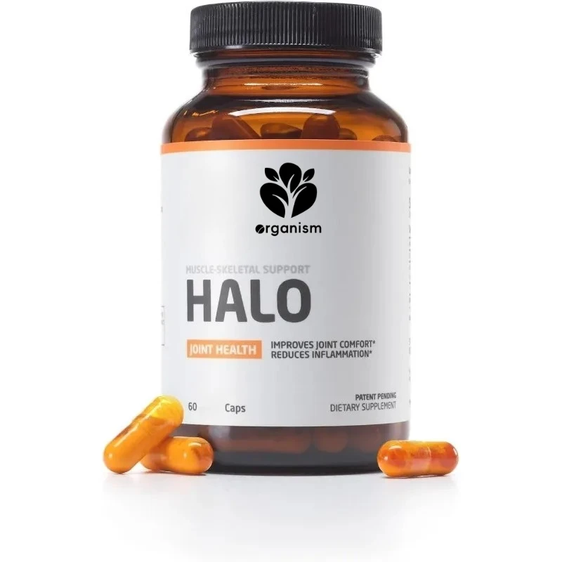 

Добавка для здоровья суставов, содержащая масло кралива, чилин, куркумин, улучшает комфорт суставов, суперпоглощающая, 60 капсул