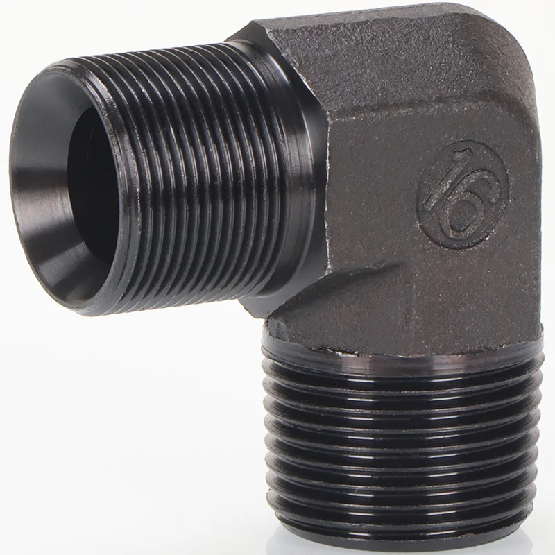 Hydraulic Connector Inch to Metric C type Internal Horn Elbow BSP 1/8 1/4 3/8 1/2 3/4 to Metric thread M14/M16/M18M/M20 Fittings