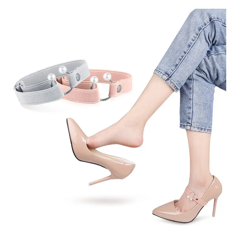 2Pcs/4Pcs High Heels Shoe Straps for Womences - Elastic Fixe