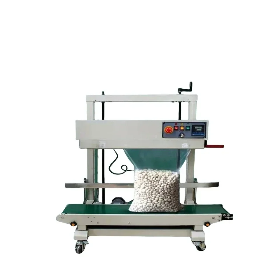 Kontinuierliches Band Big Bags Sealer Expire Date Coding Function Sealing Food Commercial Packaging Machine