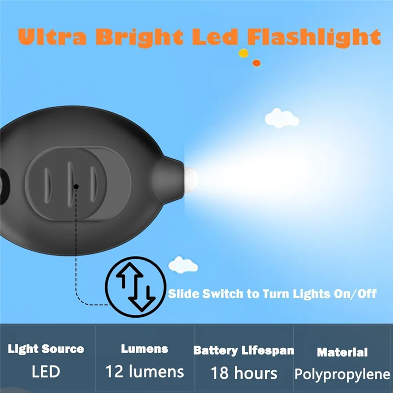 مجموعة أقلام GW-Nursse، قلم بكرة الشارة يتضمن قلم تحديد دائم وسلسلة مفاتيح LED وقلم كروي و6 مجموعات #4