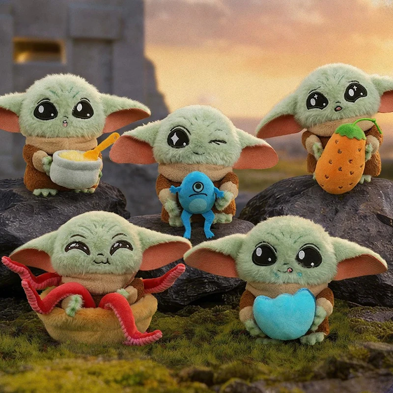 ディズニースターウォーズグローグフルベリープラネットシリーズぬいぐるみブラインドボックスミステリーボックスおもちゃかわいい装飾品置物家の装飾デスクトップ