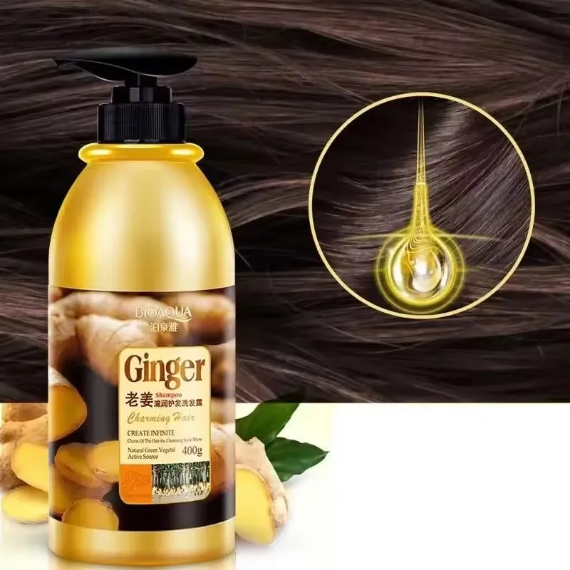 Boquan Ya Aged Ginger Detox Shampoo | Deep Scalp Cleansing + Root Purify System | Oil Control & Follicle Revival