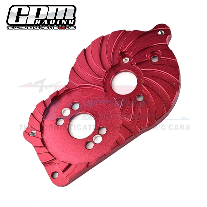 GPM Motor aluminium piringan dudukan dengan Heat Sink sirip untuk LOSI 1/18 mini-t 2.0