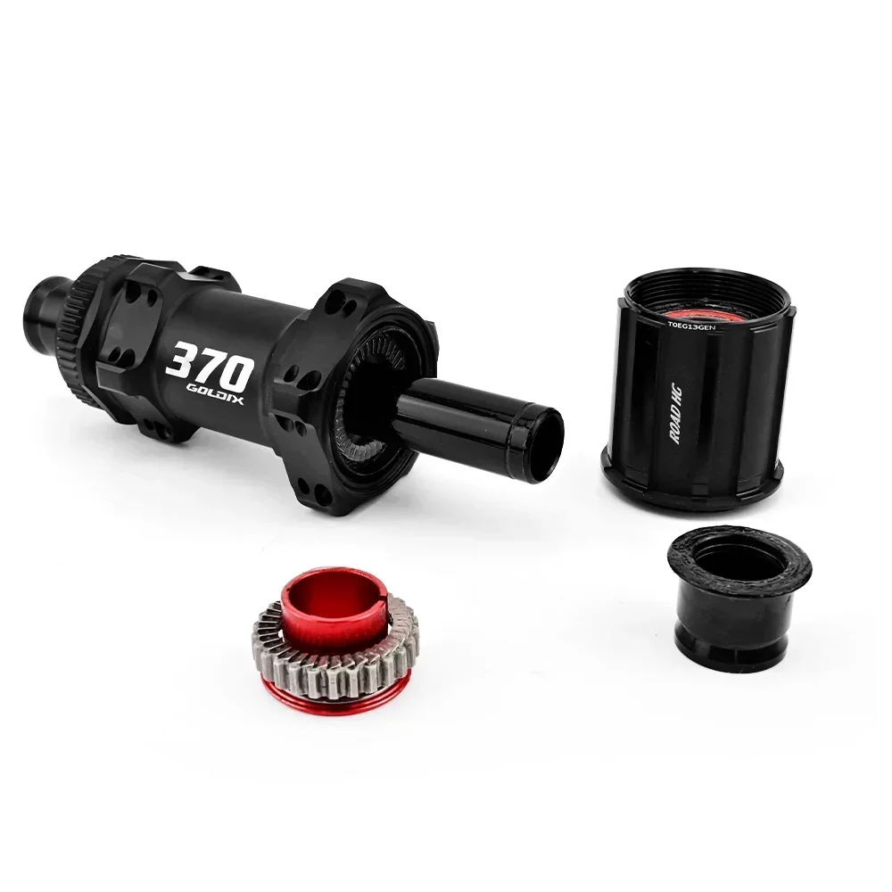 

GOLDIX R370 Road Bike Hub 36T Ratchet 20Holes Center Lock Hub Compatible with Shimano SRAM 11 12 Speed Bicycle Hub