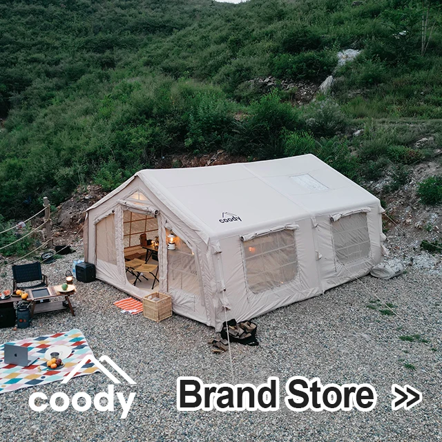 

17.28 Glamping Waterproof Cotton Canvas Outdoor Air House Inflatable Camping Event Tent
