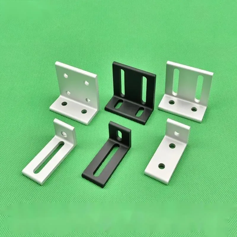 2PCS 2020 3030 4040S Aluminum Profile Vertical Adjustable Unequal Corner 90 Degree Right Angle Connection Fixed