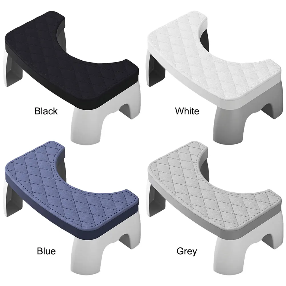 Poop Stool Non-Slip Toilet Squat Stool Plastic Toilet Seat Stool Removable Home Adult Bathroom Accessories