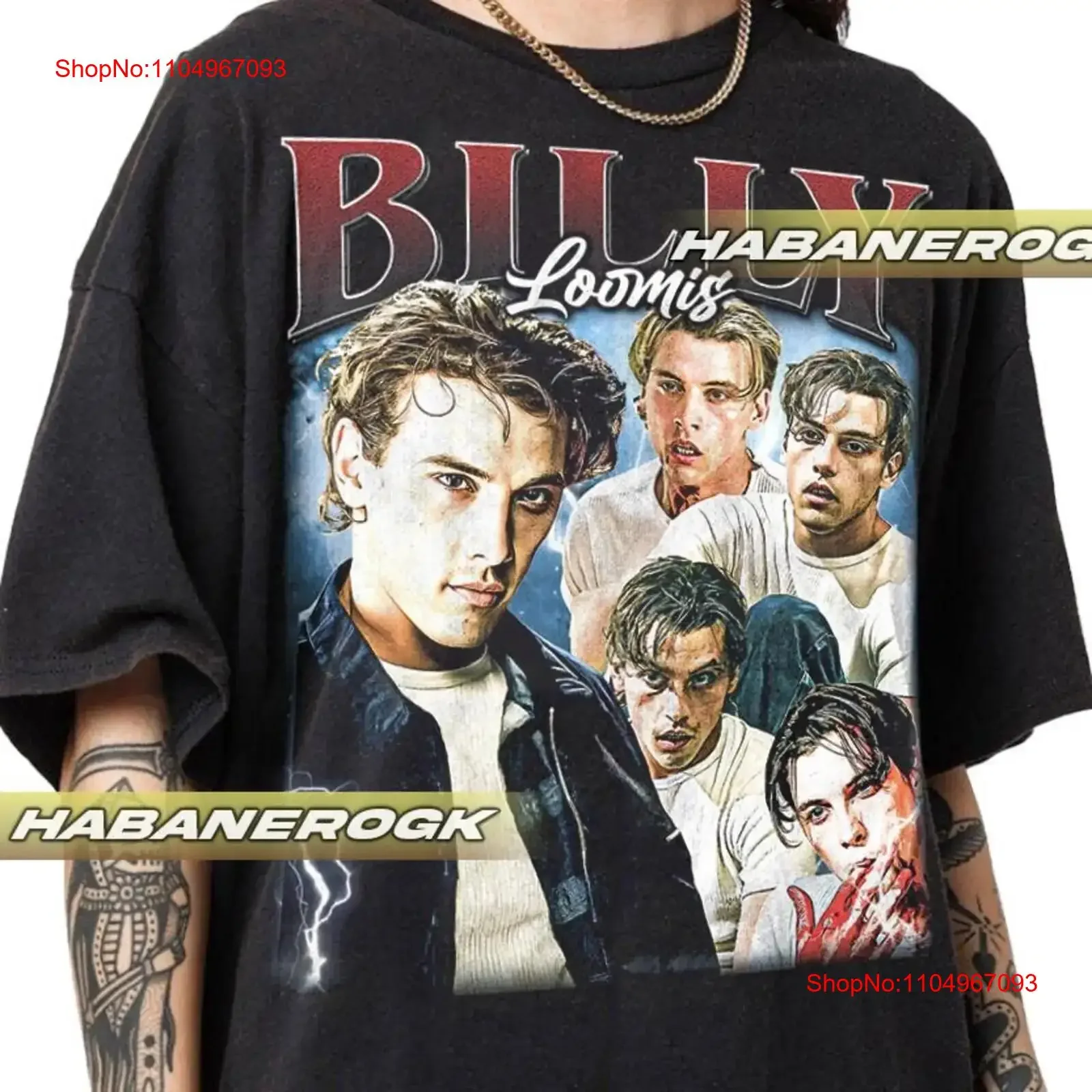 تي شيرت كلاسيكي محدود من بيلي لوميس فيلم رعب للنساء والرجال عتيق مغسول قليلاً ومتعدد الاستخدامات ناعم للجنسين #1