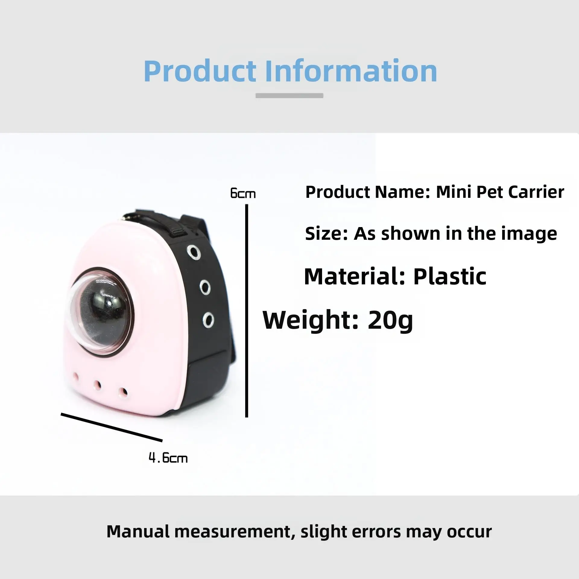 Miniature model simulation mini cat bag model pet space bag simulation scene ornaments