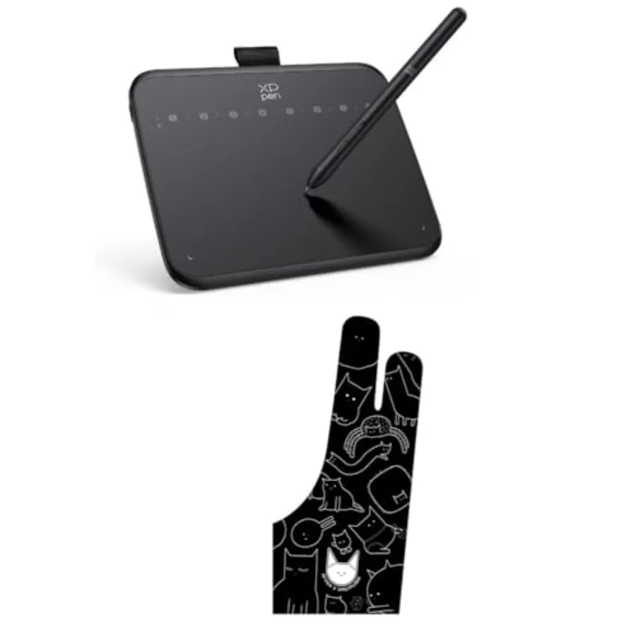 

Deco 640 Drawing Tablet with 16384 Pressure Levels Sensitivity Battery-Free Stylus 6 * 4 Inch OSU Drawing Pad Graphic Tablet an