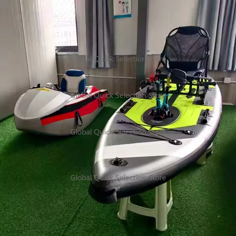 Lightweight Fishing Single Seat Inflatable Paddle Board Boats Kayak Boat Custom Folding Pvc Sit on Top Kayak