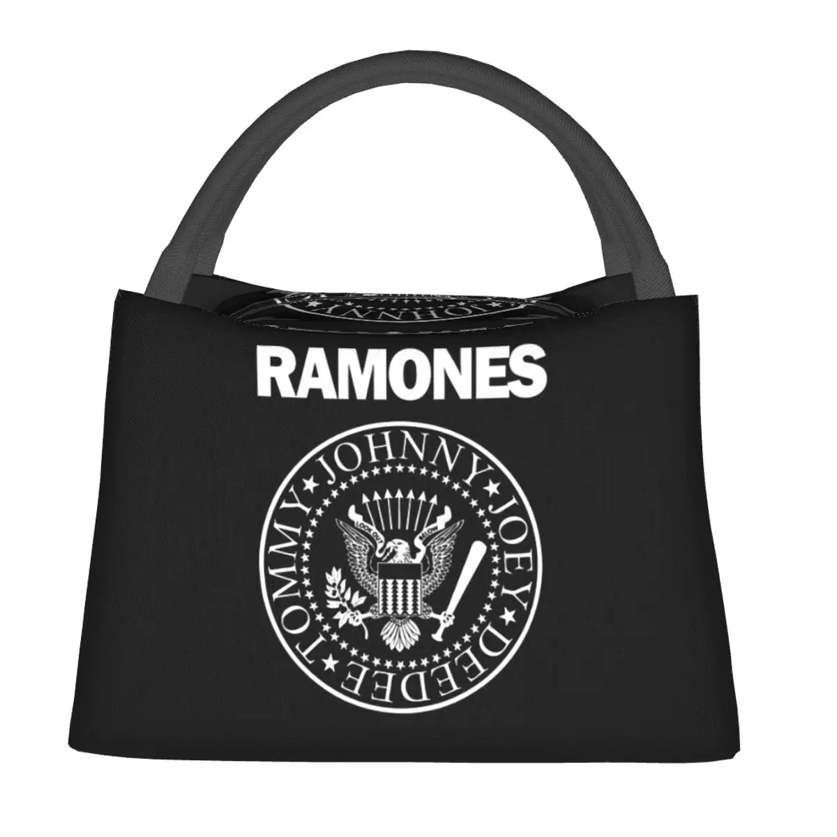 O Ramone Merch Lunch Bags Isolado Bento Box, Tote de almoço portátil Sacos de piquenique à prova de vazamento, Saco térmico para mulher, crianças, escritório