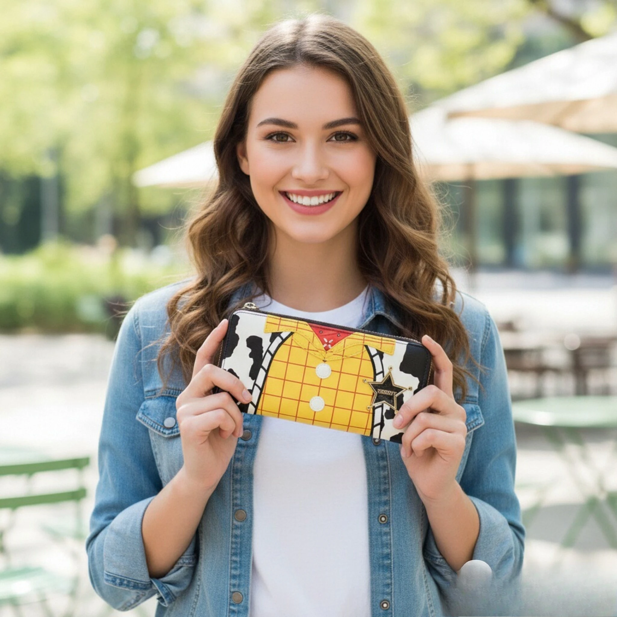 

Кошелек-клипса для денег из кожи с изображением Шерифа Вуди из «Истории игрушек», прочный, для детей, подарок на день рождения для женщин, кошелек-сумочка из кожи с изображением Золушки