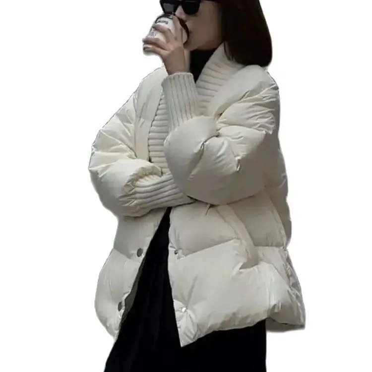 Winter New Women\'S Fashion Casual Everything Temperament Slimming Down Jacket Korea Style Coat