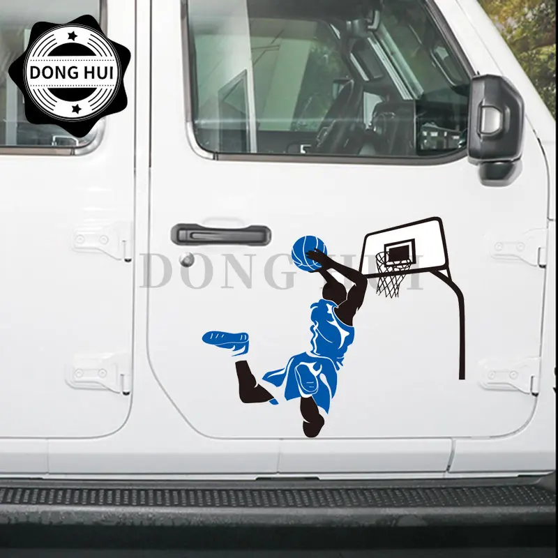 Basketball Player Dunk Car Sticker Refrigerator Guitar Laptop Camper Motocross Skateboard Helmet Suitcase Decal