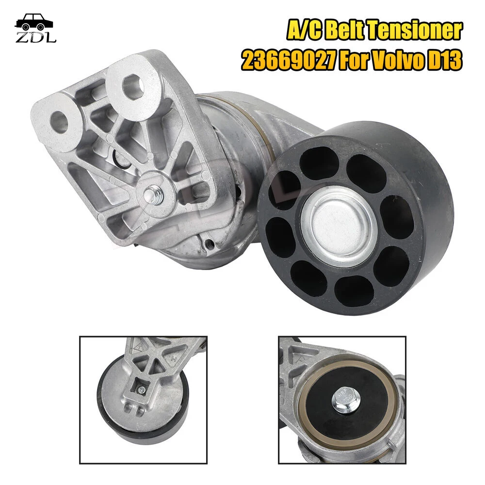 

1 Piece A/C Belt Tensioner New Silver Metal 23669027 Compatible With For Volvo D13