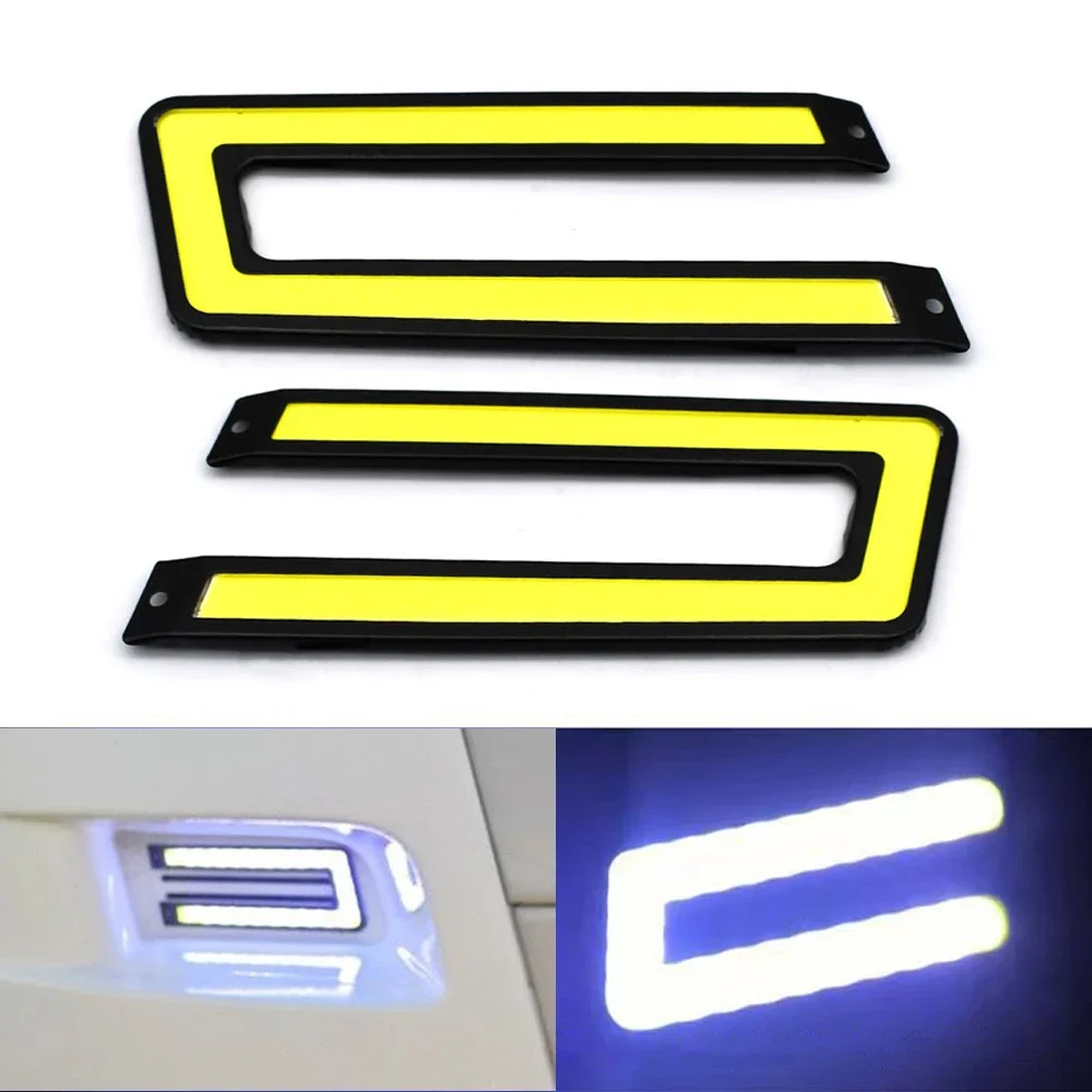2Pcs DRL LED Daytime Running Lights for Fiat Ducato Citroen Relay Peugeot Boxer Motorhome Camper Van Auto Interior Lighting