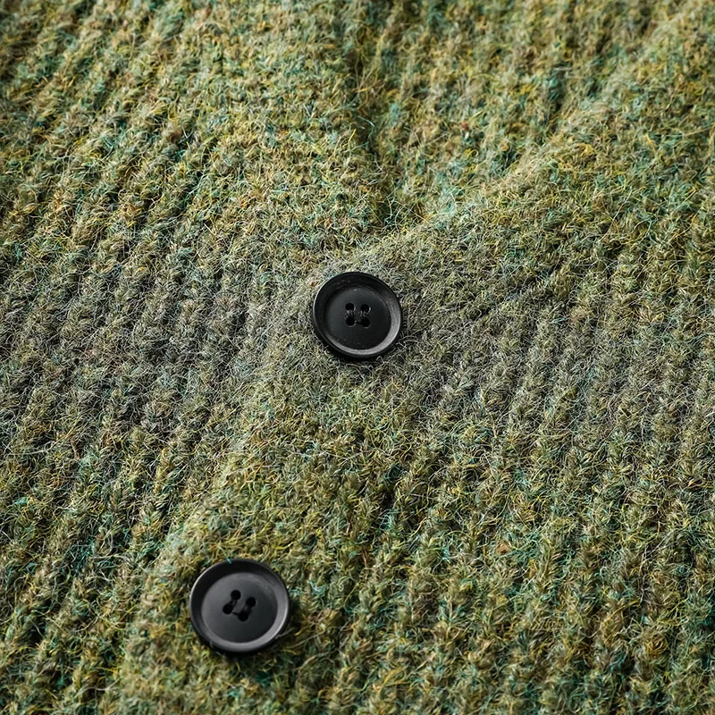 Herren Herbst- und Winter-Outdoor-Strickjacke, Komfortabel, Winddicht, Warm, Modischer Trend, Vielseitige Gestrickte Warme Freizeitjacke – Detail 14