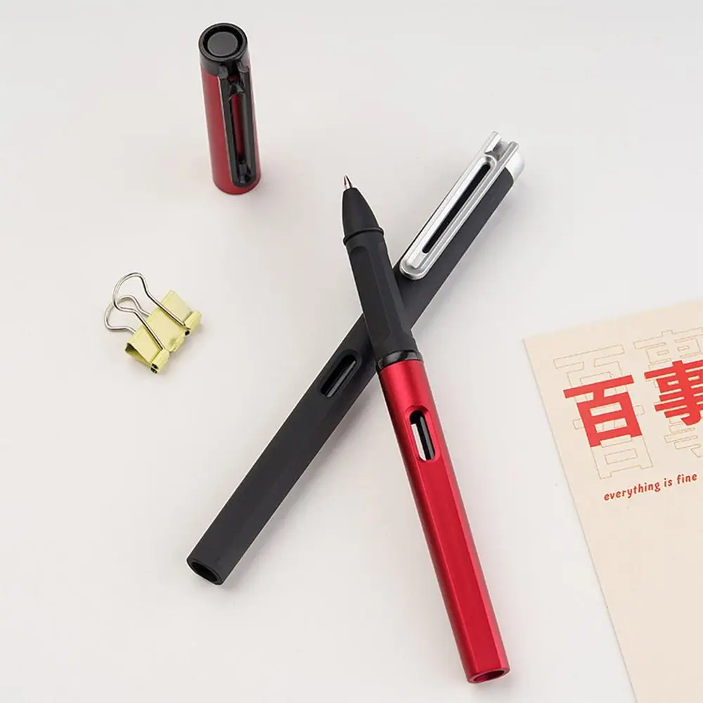 Creative 0.5MM Black Ink Gel Pen Quick Drying Correct Posture Writing Ballpoint Pen Smooth Writing Writing Tools Gift