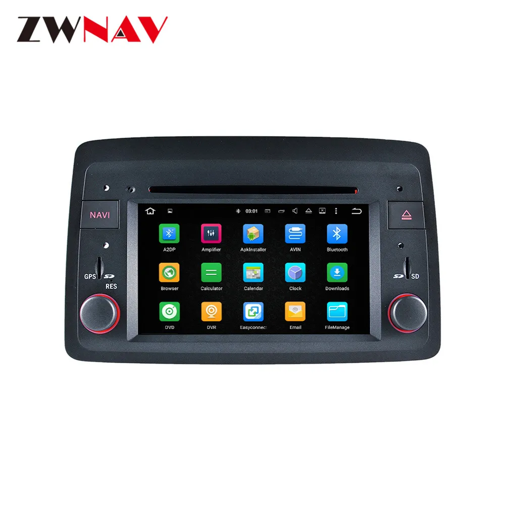Android 13 navegación GPS para Fiat Panda 2004-2012 reproductor de DVD para coche Radio estéreo automática grabadora de cinta Multimedia unidad central electrónica