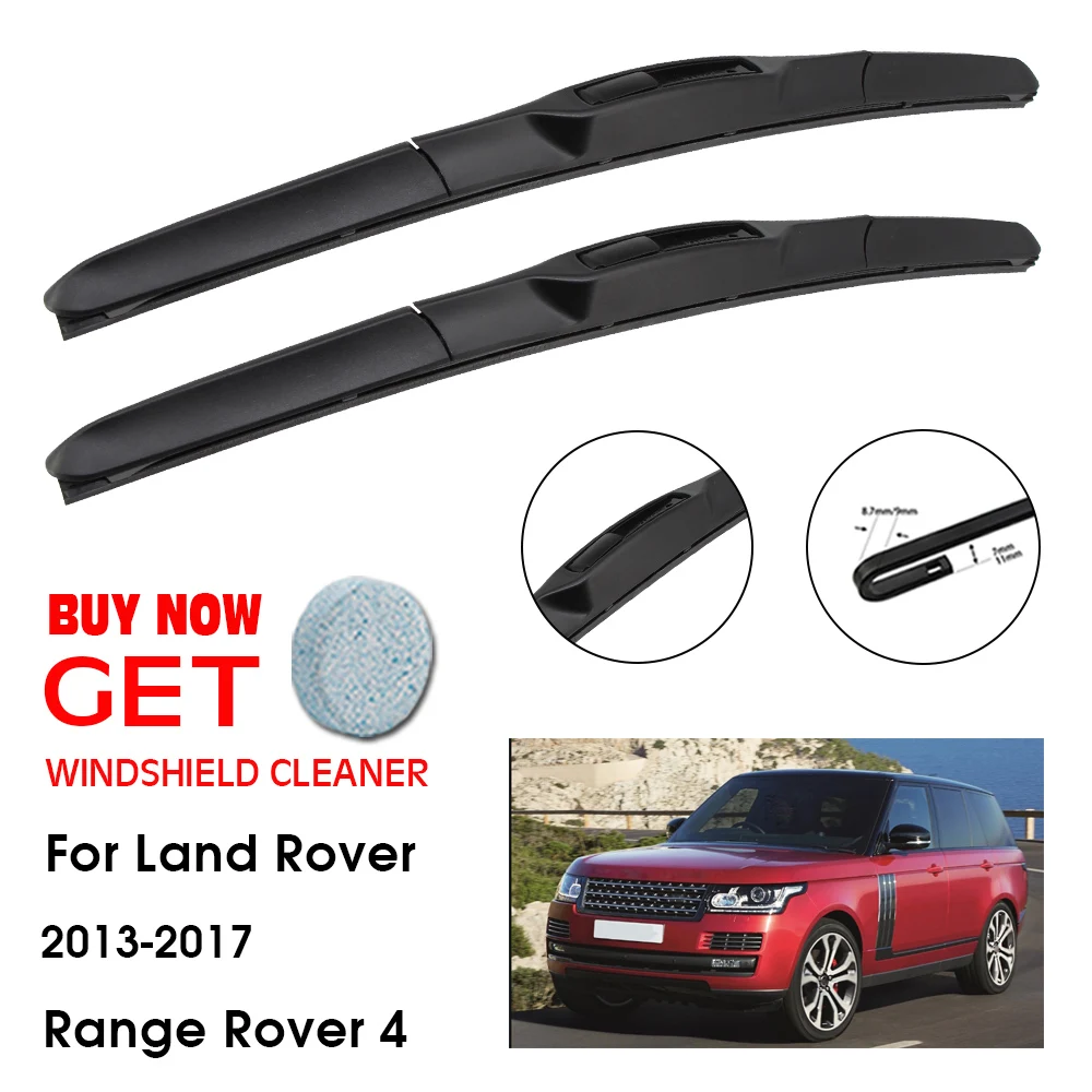 

Car Wiper Blade For land Rover Range Rover 4 24"+20" 2013-2017 Front Window Washer Windscreen Windshield Wiper Blade Accessories