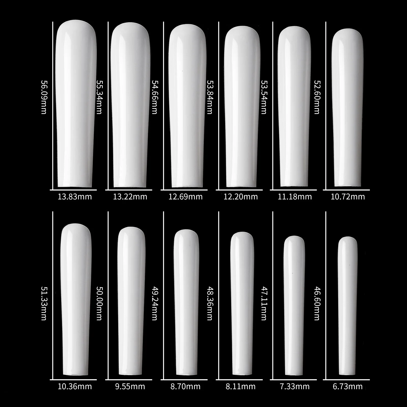 120 قطعة 3XL مربع مستقيم اضافية طويلة غطاء كامل أظافر صناعية الاصطناعي الاكريليك أظافر صناعية نصائح واضح اضغط على مسمار مانيكير أداة