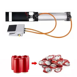 Electric Can Crusher Push Valve Aluminum Can Crusher Heavy Duty Pneumatic Cylinder Soda Beer Can Soda Can Crusher