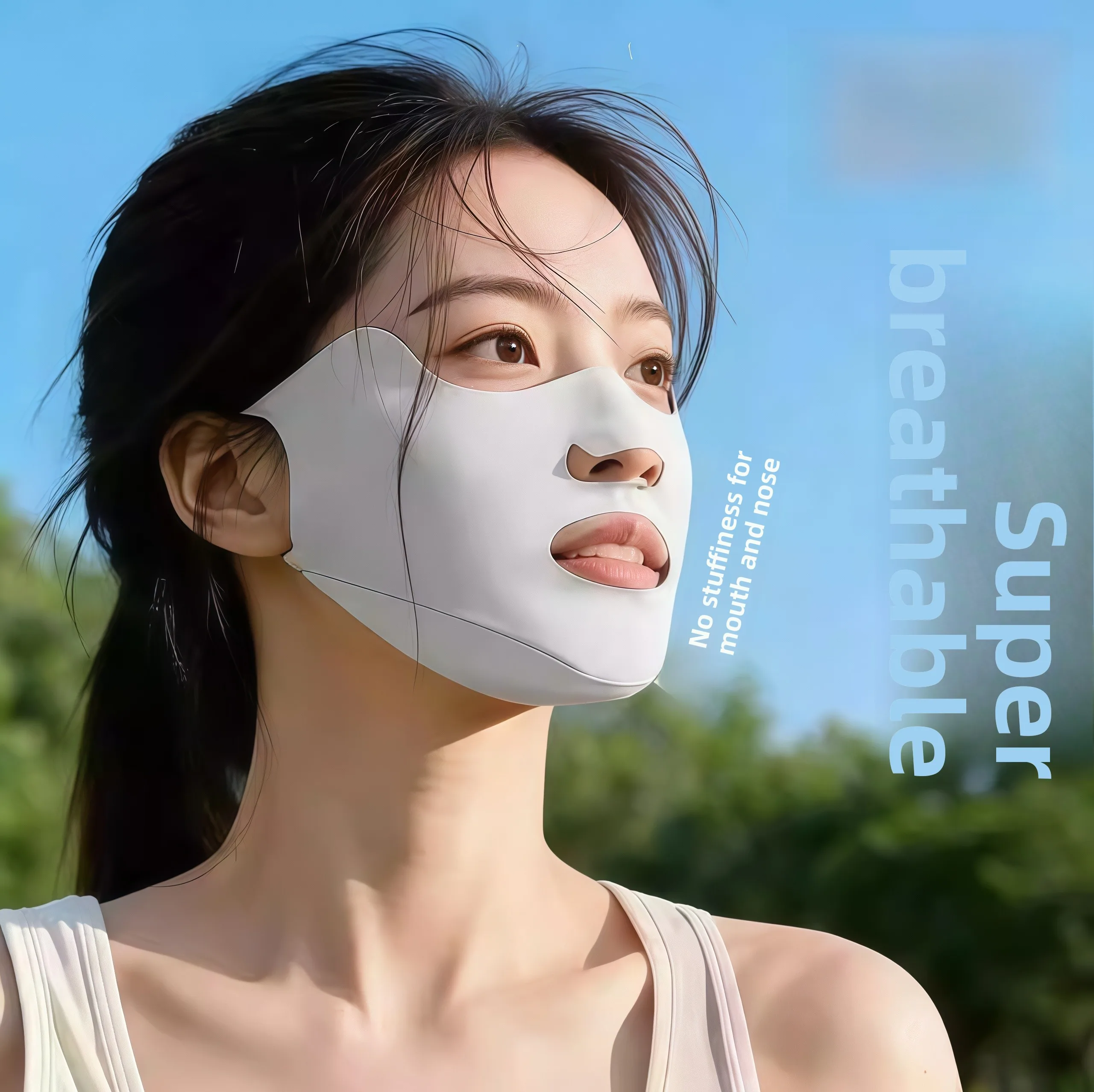 ice-silk-sun-protection-face-mask-women's-outdoor-running-cycling-special-face-skin-friendly-breathable-sunshade-mask