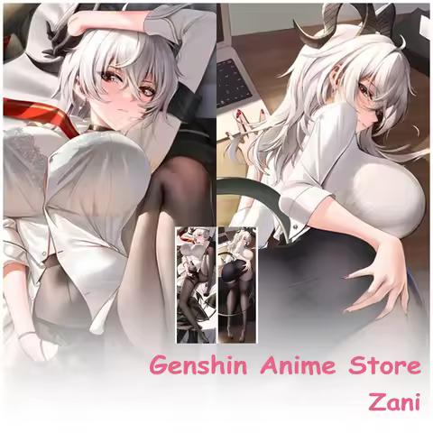 Anime Zani Fullbody Dakimakura Cover Cosplay Props Anime Double-Sided Printed Wuthering Waves Zani Otaku Throw Pillow Cover