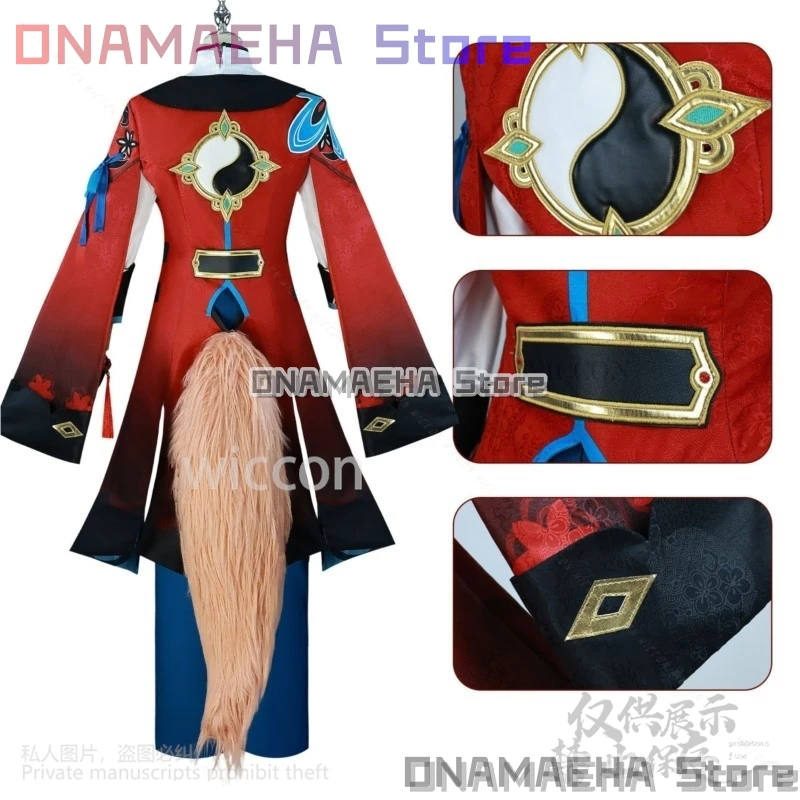 Juego de Anime Honkai Star Rail Cosplay Jiaoqiu disfraz peludo pendientes abrigo pantalones para Halloween fiesta de Navidad hombre mujer personalizado