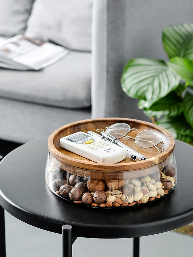 

Fruit tray creative modern living room coffee table Nordic candy box melon seeds nut fruit tray internet celebrity household