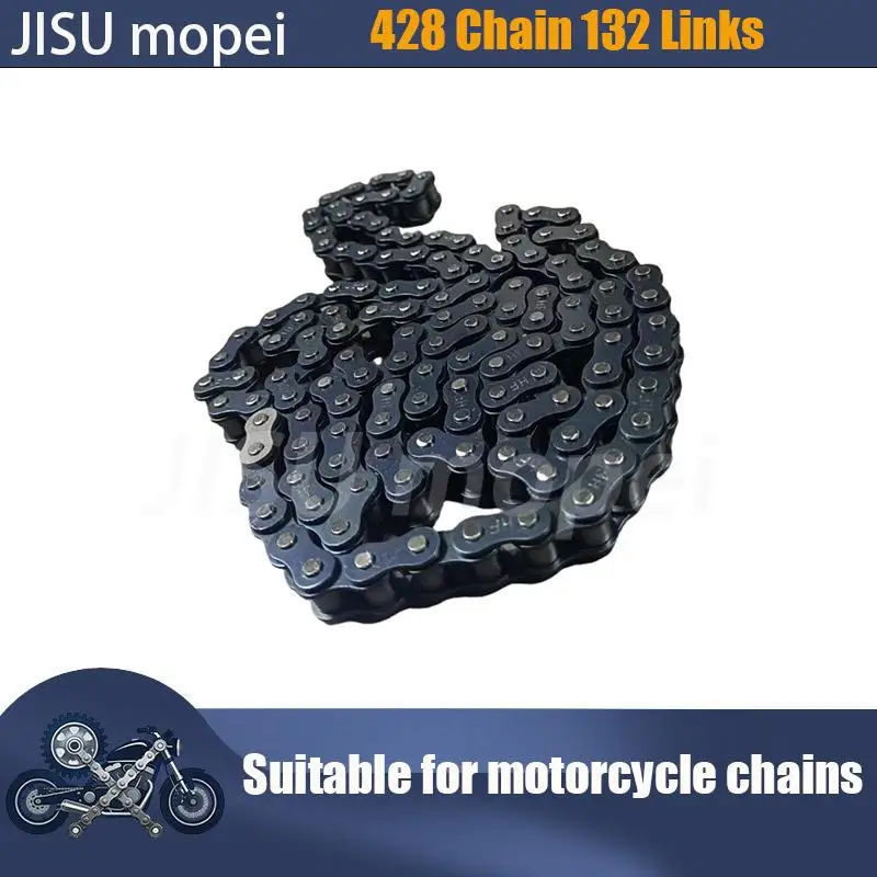 

Heavy Duty Chain 428-132 132 Links for Motorcycle Dirt Bike ATV Drive Chains