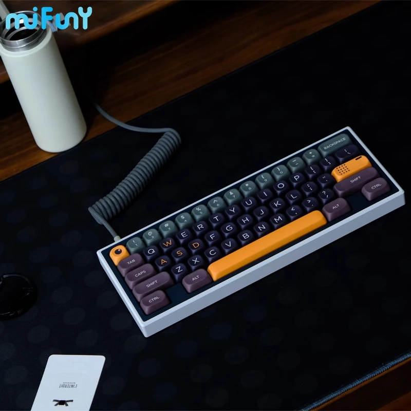 MiFuny Echo PBT Keycaps Gaming 126key Dye-sublimation MOA Profile Customized Drunken Deer Wooting KeyCap for Mechanical Keyboard