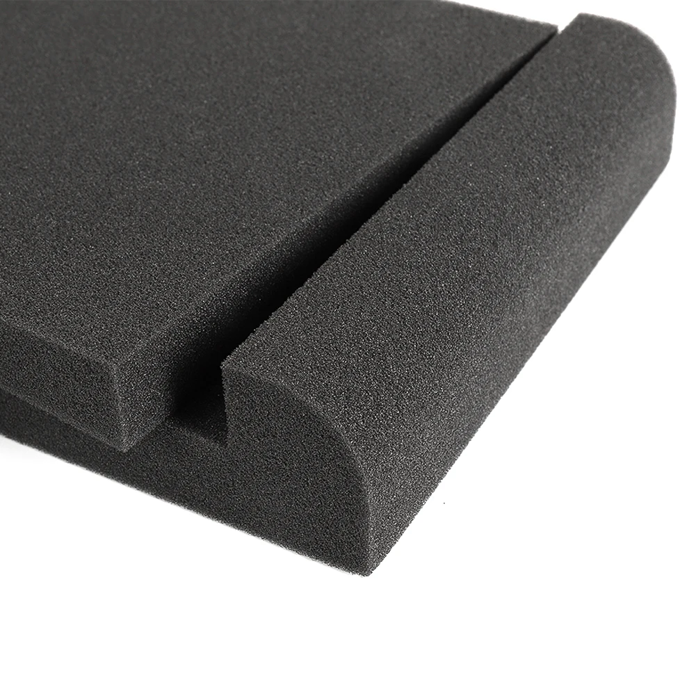 Shockproof Acoustic Foam Pads 2pcs/set Enhance Speaker Stability and Performance with 4pcs Studio Monitor Isolation Pads