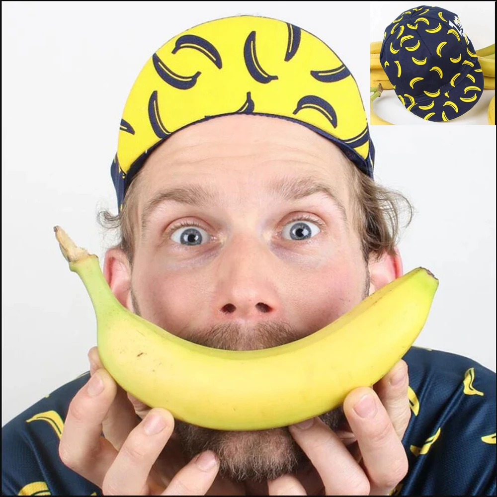 Banana Cycling Cap Bike Hat One Size Fits Most