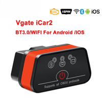 Vgate iCar2 obd2 Bluetooth WIFI Car Scanner Tool ELM327 V2.2 for IOS/Android OBD 2 OBD2 auto diagnostic scanner PK ELM 327 V 1 5