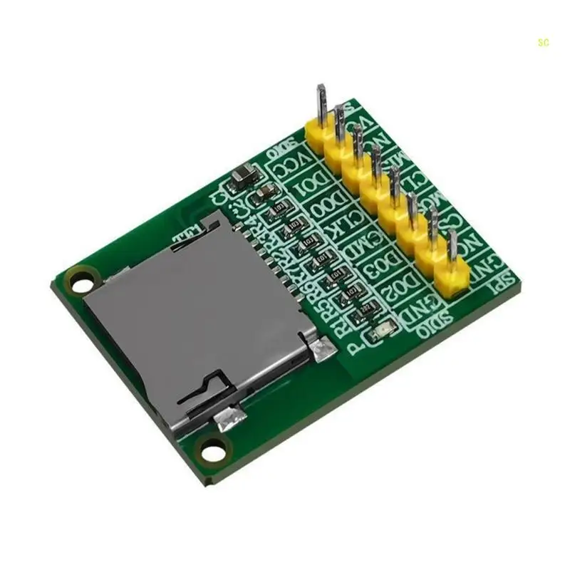 Penyimpanan Memori Papan Ekspansi Modul Kartu Mini Antarmuka SDIO 3.5V/5V Dropship