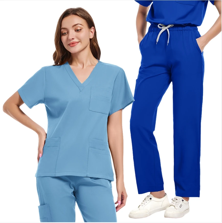 Uniformes d'infirmière multicolores, vente en gros, générateurs médicaux, vêtements de travail pour femmes, ensemble de gIslande, uniforme de médecin, ensemble d'infirmière pour animaux de compagnie
