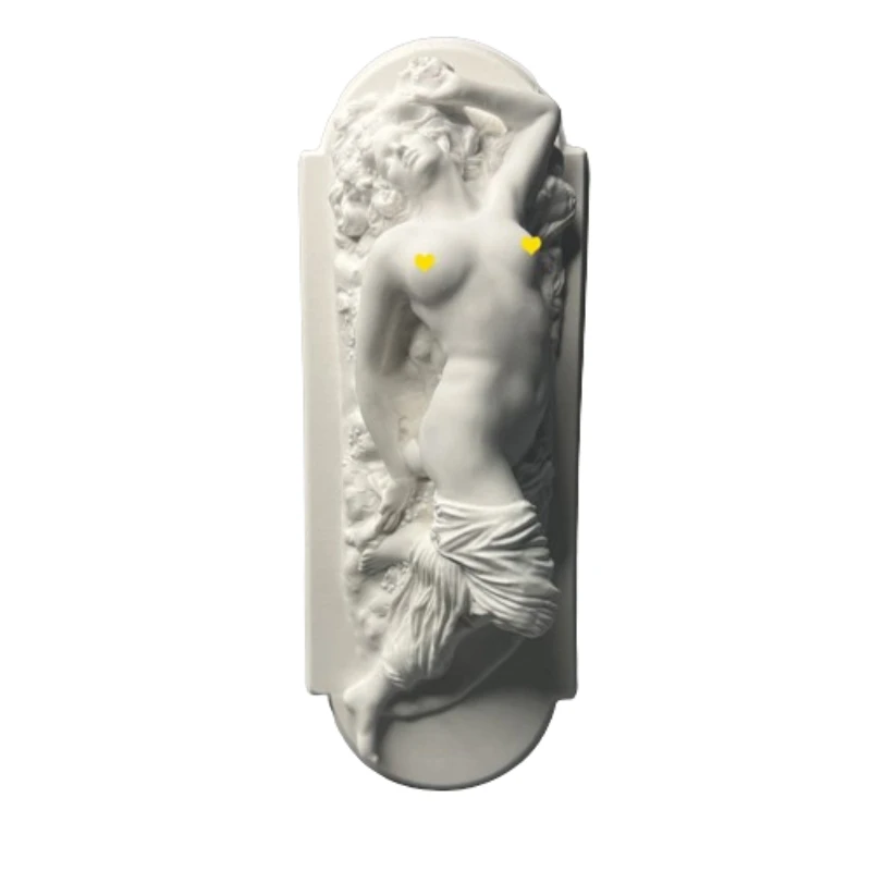 Nordic Retro Relief Roman European-Style Figure Sculpture Plaster Statue Decoration Modern Simple Home Art Desktop Ornament - Image 5